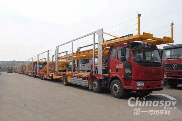 中集華駿轎運車再迎批量交付