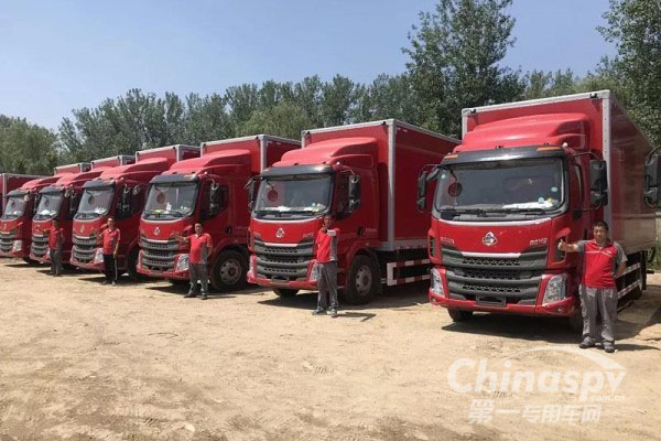 郵政承運商好運物流增購60臺乘龍汽車