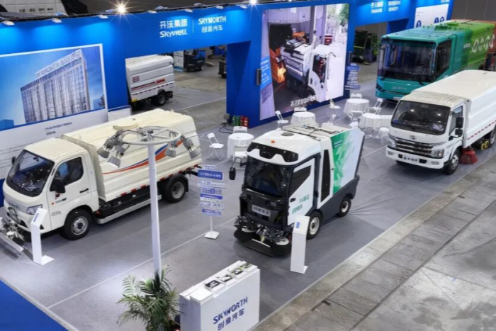 創(chuàng)維汽車驚艷亮相武漢環(huán)衛(wèi)博覽會，以“新凈界”領(lǐng)航新能源環(huán)衛(wèi)新時代
