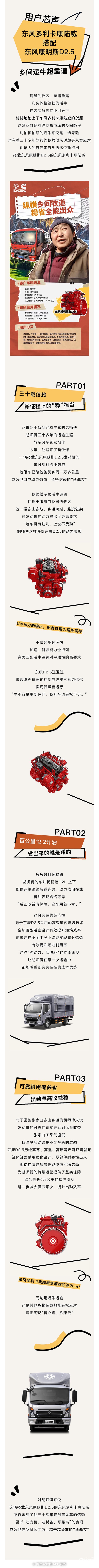 胡師傅：東風(fēng)多利卡康陸威搭配東風(fēng)康明斯D2.5，鄉(xiāng)間運牛超靠譜