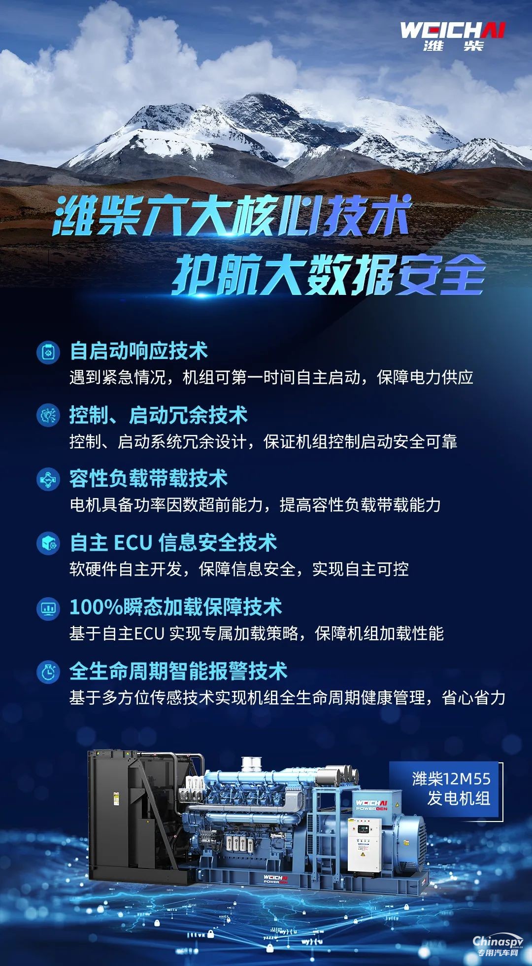 無懼“高反”，濰柴發(fā)電機組硬核技術(shù)守護大數(shù)據(jù)安全！