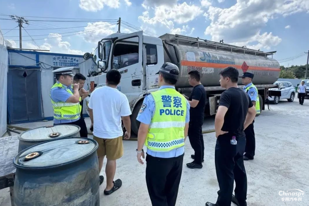 油罐車違規(guī)卸油被查扣10噸柴油！