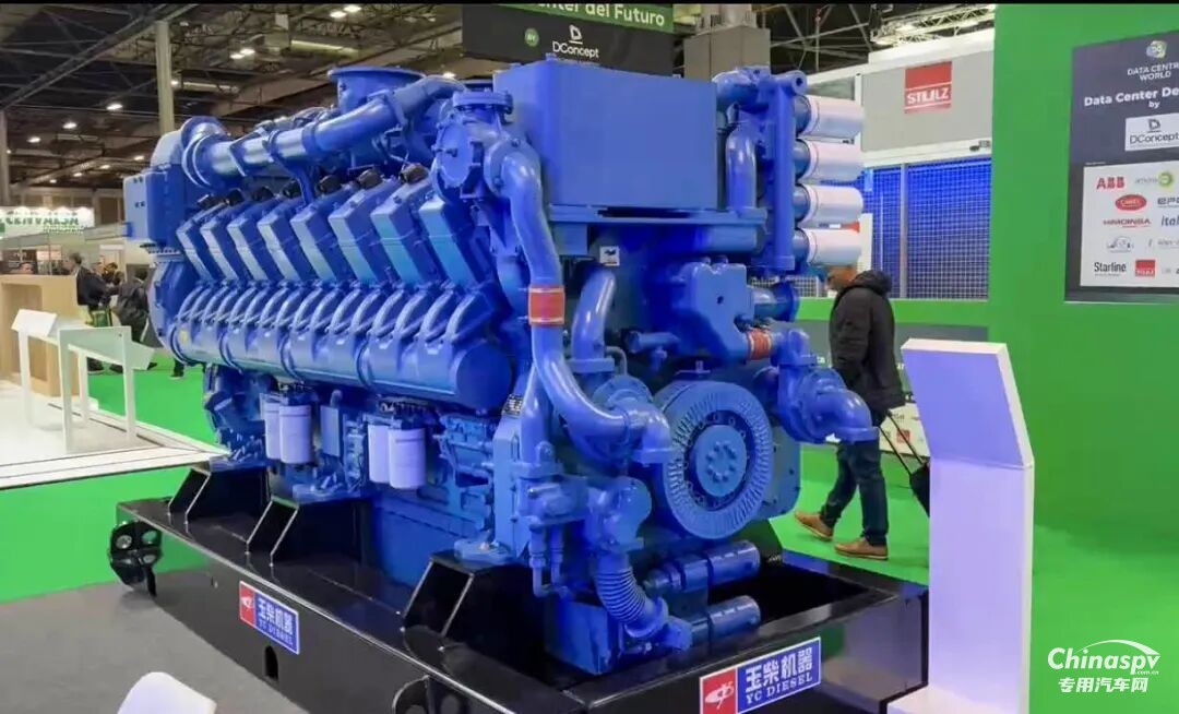 玉柴高端發(fā)電動(dòng)力亮相2025馬德里國(guó)際數(shù)據(jù)中心展
