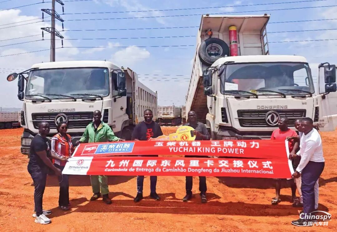 玉柴重卡發(fā)動機批量交付非洲安哥拉