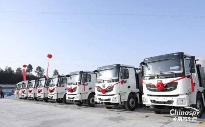 百臺徐工新能源攪拌車，交付！