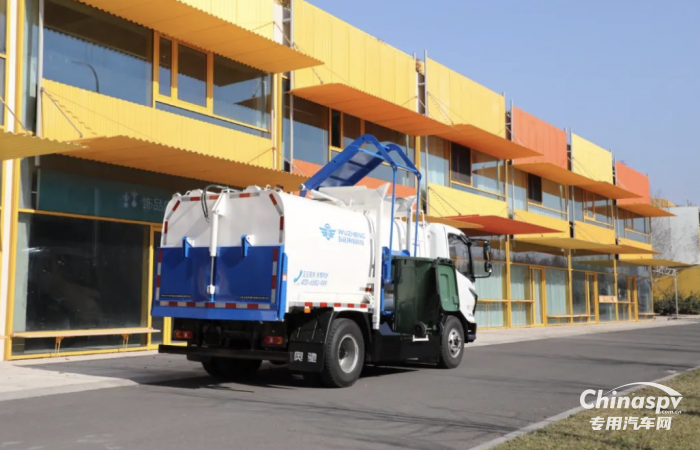 實(shí)力圈粉！五征環(huán)保科技純電餐廚垃圾車讓城市更宜居