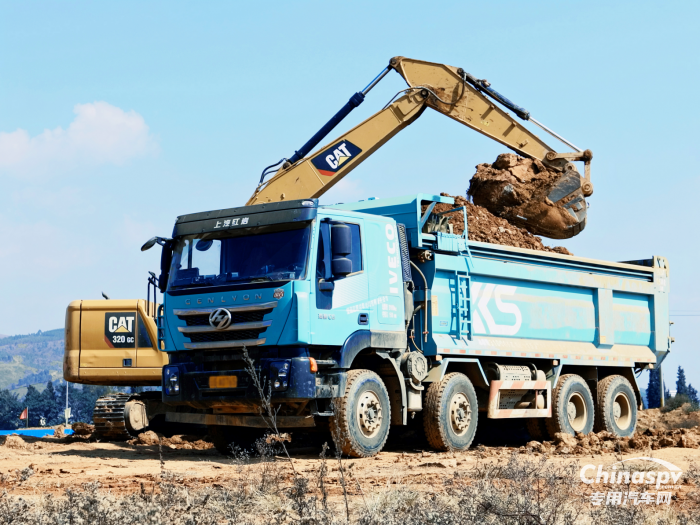 上汽紅巖“工程之王”助力漩門灣拓浚擴排 高效可靠深耕基建工程